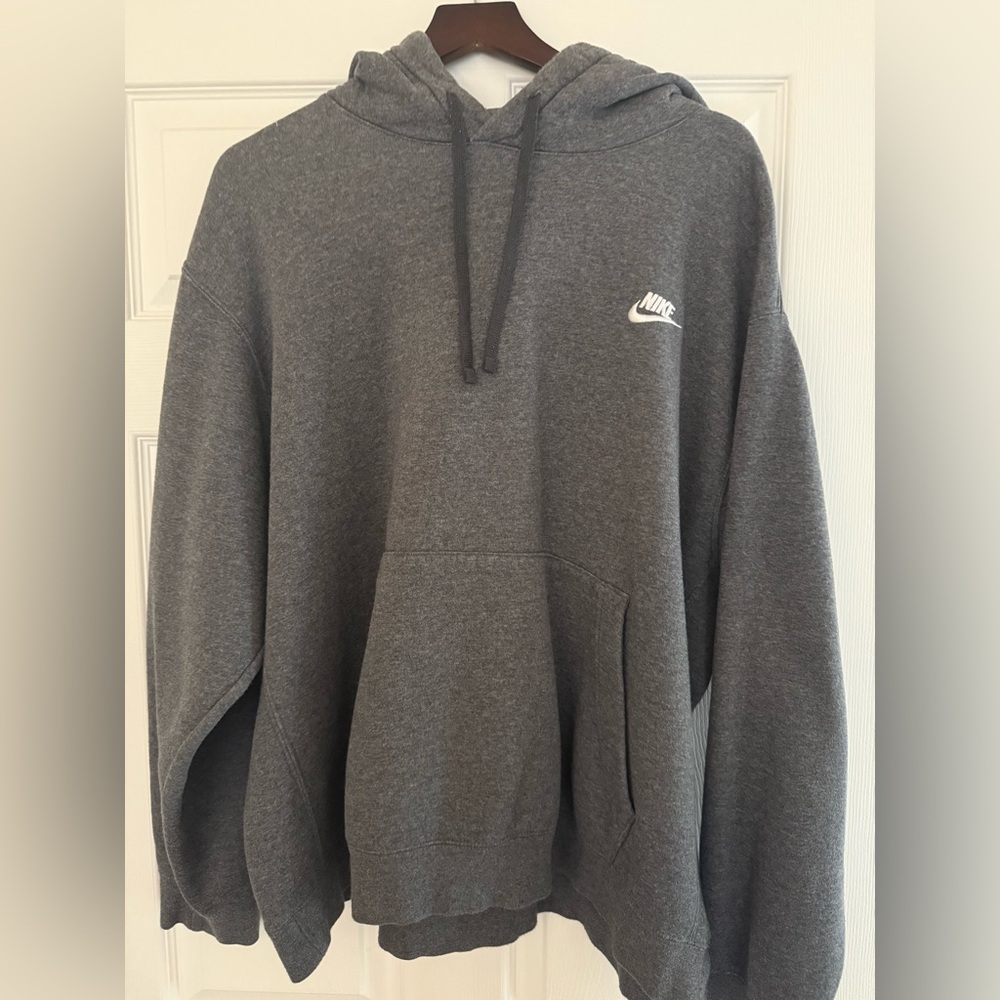 Nike Men's Dark Gray Hoodie